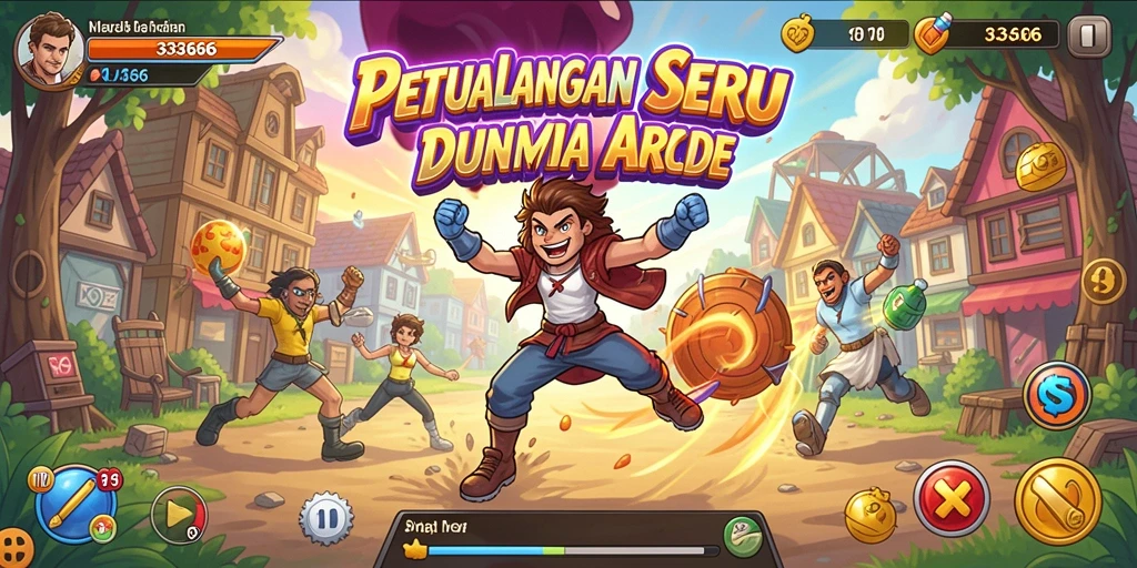 Tampilan screenshot dari gameplay seru 333666 dengan aksi cepat dan grafis menarik.