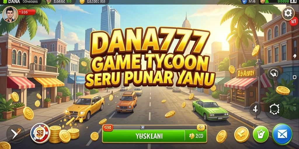 Screenshot DANA777 memperlihatkan keseruan gameplay Tycoon.