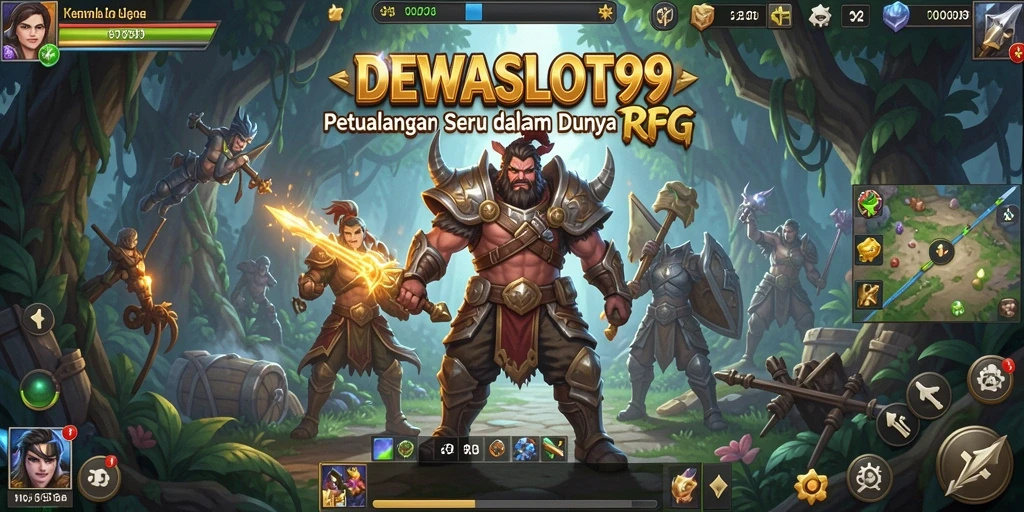 Screenshot gameplay DEWASLOT99 menampilkan karakter dalam aksi mendebarkan.