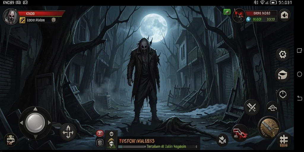 Gameplay KNO89 yang menegangkan di tengah kegelapan malam.