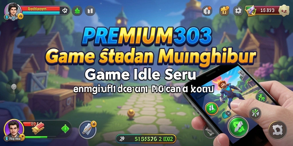 Tampilan gameplay PREMIUM303 yang menampilkan petualangan Idle yang seru.
