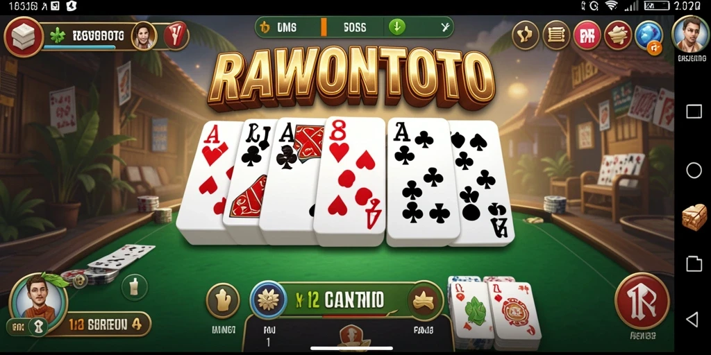 Tampilan gameplay RAWONTOTO yang menarik dan interaktif.