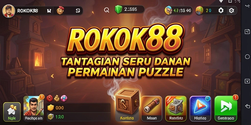 Tampilan gameplay ROKOK88 yang menantang dan menarik.