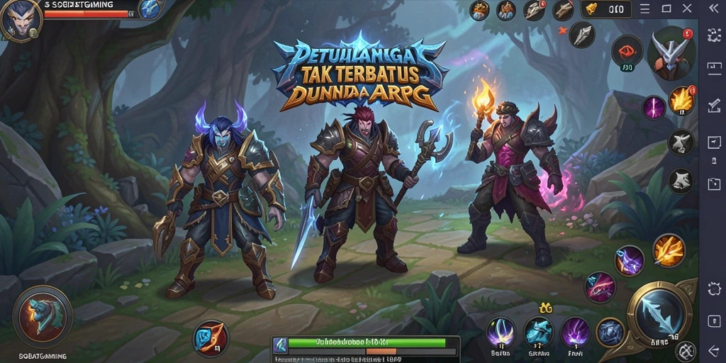 Tampilan gameplay mendebarkan dalam SOBATGAMING dengan aksi seru.