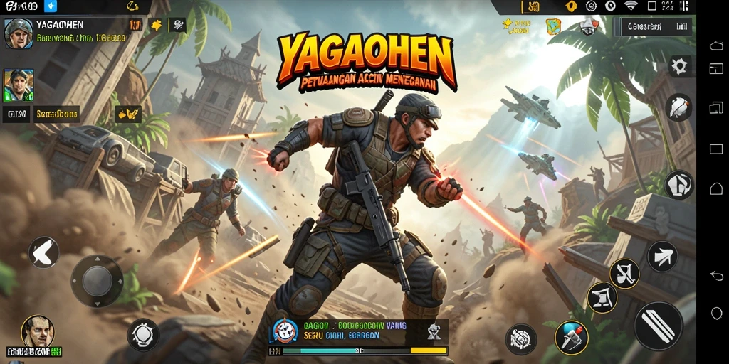 Gameplay YAGAOHEN yang penuh aksi dan tantangan.